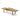CHELSEA RECTANGULAR DOUBLE EXTENSION TABLE