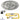 36" Round Stainless Steel Flat Pan with Spark Ignition Kit (24" Ring) - Natural Gas